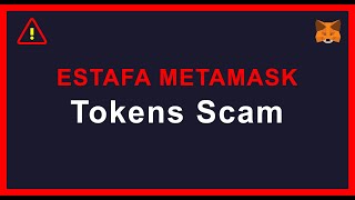 Cuidado hackeen tu MetaMask  Tokens estafa scam en tu wallet | scam tokens in wallet