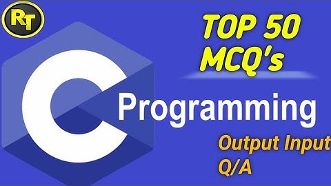 Objective Questions And Answers From C Programming | Top 50 MCQ