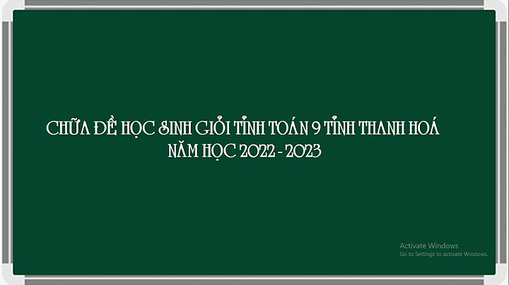 Đề thi hsg toán 9 tỉnh thanh hóa năm 2023-2023 năm 2024