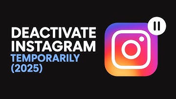 How To Temporarily Deactivate Instagram Account (2025 Update)