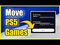 How to Move PS5 Games to M.2 SSD &amp; Change Install Location (Best Tutorial)