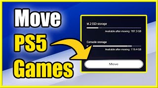 How to Move PS5 Games to M.2 SSD & Change Install Location (Best Tutorial)
