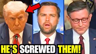 OH SH*T! Trump SCREWS Vance and EVERY Republican!