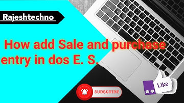 How to add sale and purchase entry in evershine software in dos||Rajesh Kumar