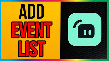 How to Add Event List on Streamlabs OBS (2025)