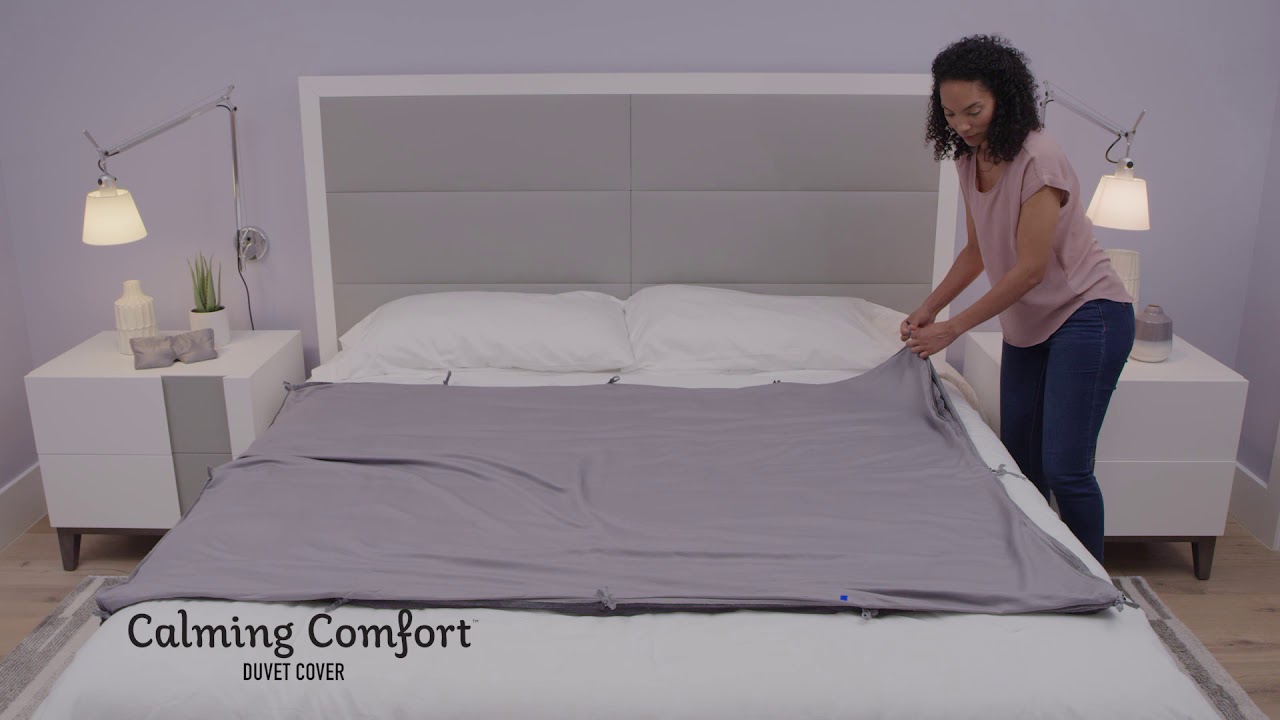 Calming Comfort Duvet Cover _ CLUMPING METHOD - YouTube
