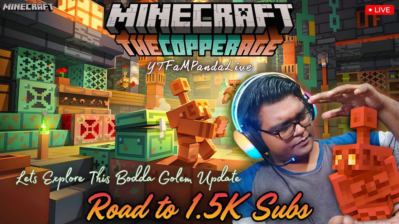 🔴 MINECRAFT LET'S EXPLORE THE COPPER AGE UPDATE #335 #minecraft #live # ...