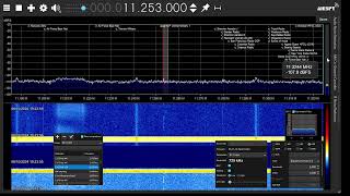 RAF volmet 11253 USB antenna test: first miniwhip active abtenna pa0rdt after comes my youloop 80 cm