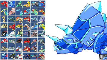 Dino Robot Triceratops: Assembly + Battlefield | Eftsei Gaming