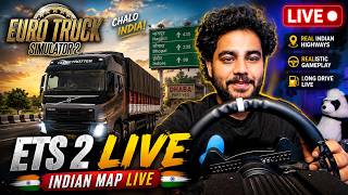 🔴ETS2 Live | MOZA WHEEL+SHIFTER GAMEPLAY#eurotrucksimulator2 #etslive #indianbus #livestreaming #yt
