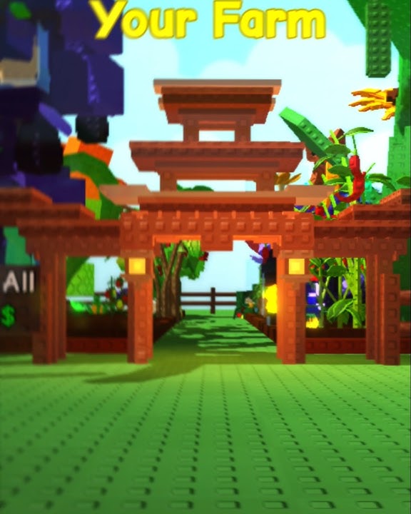 GROW A GARDEN DESIGN IDEA #9 🍎 [ JAPANESE SHRINE ] #roblox #growagarden #designideas #japaneseshrine