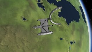 [The Daily Kerbal] My 12000 m/s DeltaV spaceplane!