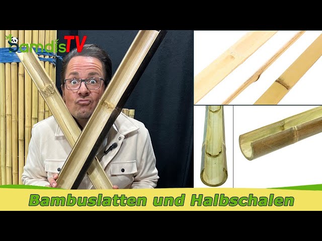 Bambuslatten und Halbschalen als dekorative, natrliche Dekoration -  YouTube