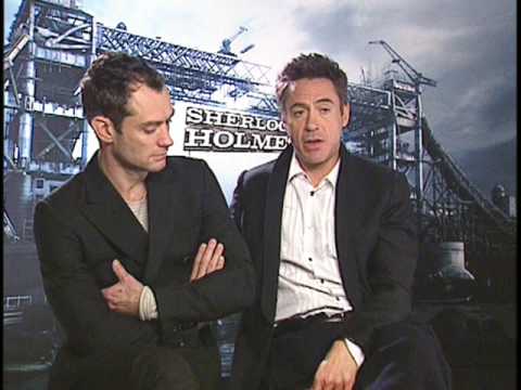 SHERLOCK HOLMES Interviews with Robert Downey Jr, Jude Law and Guy Ritchie