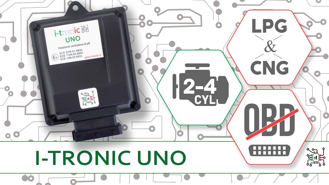 Микропроцессорный блок управления впрыском газа - I-tronic UNO