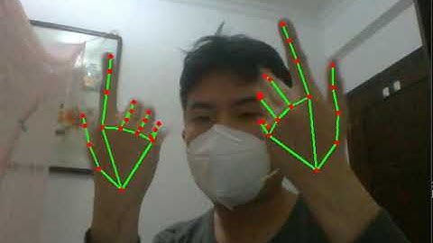 基于Openpose改进的Python纯CPU深度学习实时识别手势和检测手指关节点