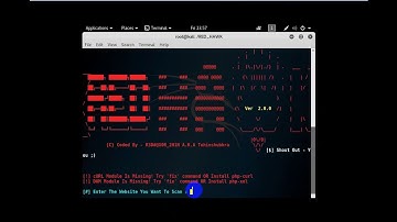RED HAWK tool in kali linux