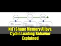 NiTi Shape Memory Alloys: Cyclic Loading Behavior Explained | Engineering Materials