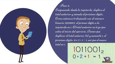 ¿como convertir un binario en decimal?