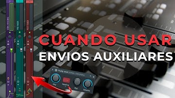 DONDE y CUANDO utilizar ENVÍOS AUXILIARES (PRE-FADER y POST FADER))