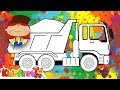 Colors for kids with Doctor McWheelie. Dump truck.