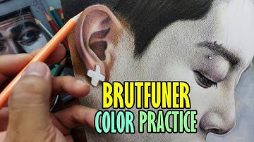 My BRUTFUNER Coloring Practice! Colored Pencil Drawing Tutorial for Beginners