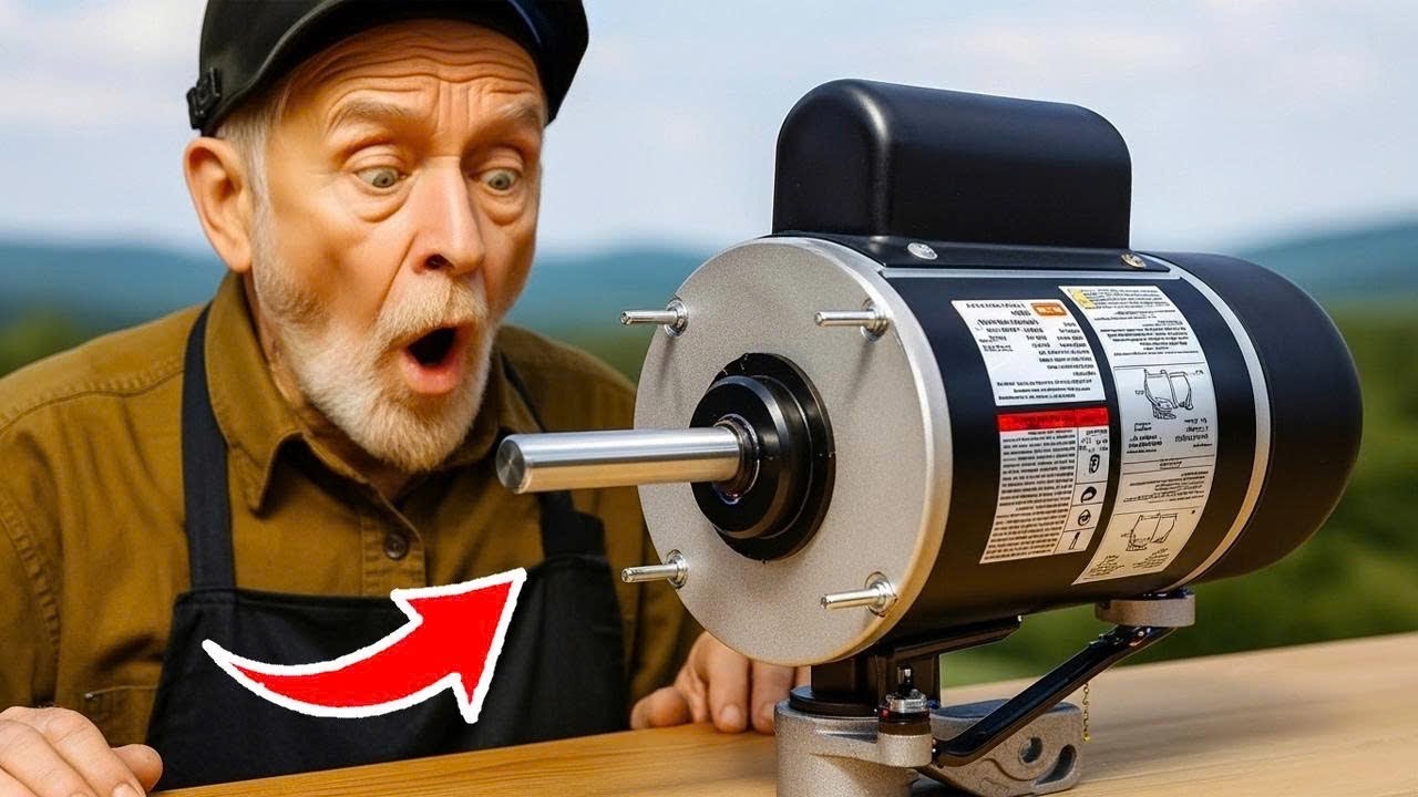 Скрытая сила в старых электродвигателях вентиляторов! Попробуйте вставить медную трубку, и вас шоки