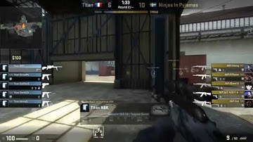 NiP vs Titan on de_nuke @ ESEA Invite Season 17 EU (CS:GO NiP vs TT)
