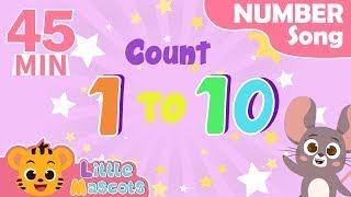 Count To 10 + Months Of The Year + more Little Mascots Nursery Rhymes & Kids Songs