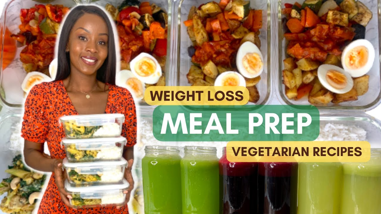 Vegetarian Meal Prep For Fast Weight Loss | Easy Beginner Friendly Meal ...