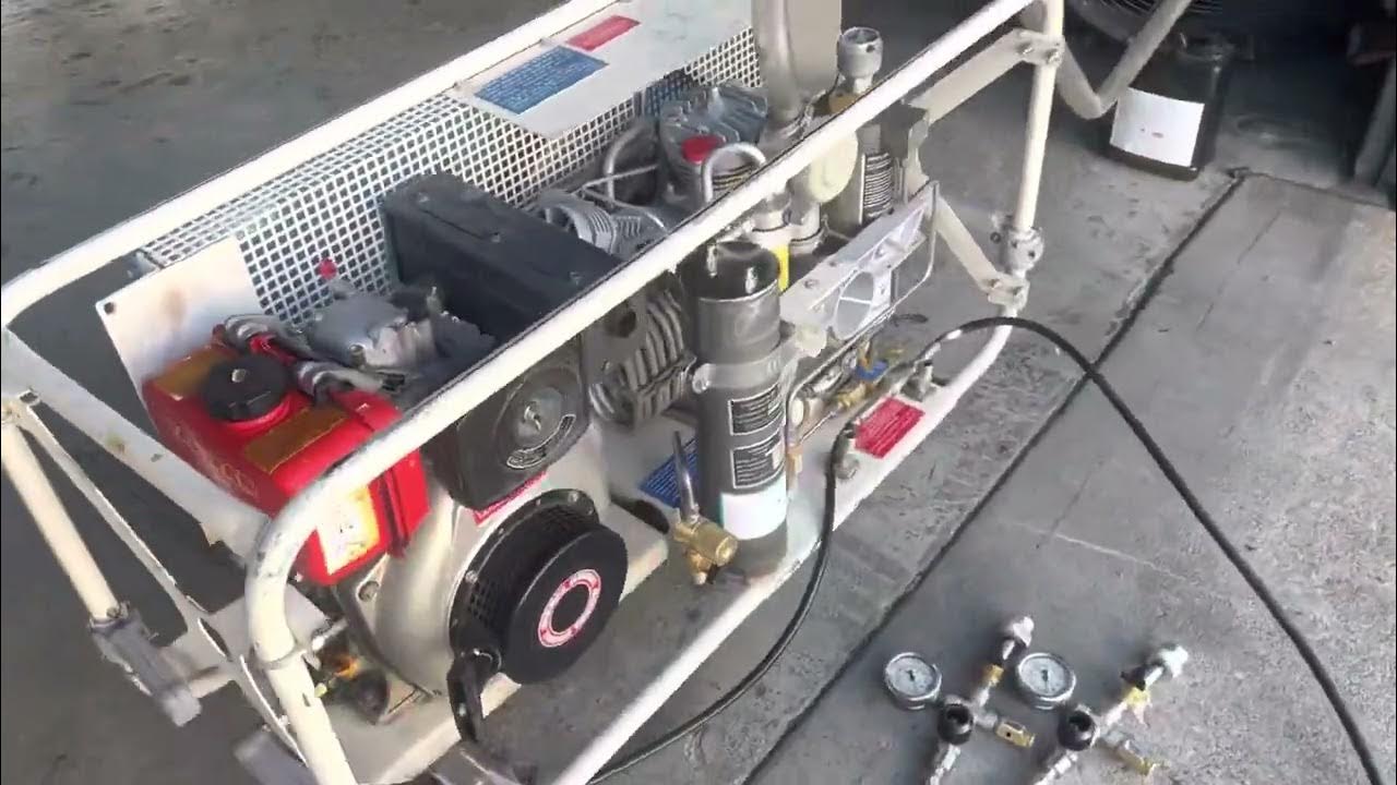 Bauer diesel dive compressor for sale on eBay YouTube