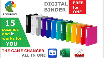 lovevol - digital document binder - keep it simple &  stupid (kiss). see description. not only name