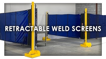 ROLLTect Retractable Weld Screen - Premium Welding Protection