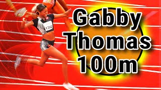 Gabby Thomas goes 10.88s [100m] at Texas Relays 2024