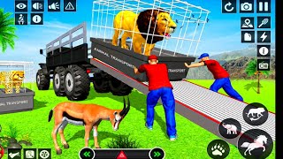 Wild Horse Transport Truck Sim : wild horse transport gameplay :Animals Transport Gameplay screenshot 4