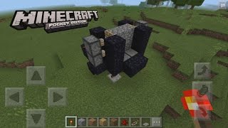 Механическая дверь в Minecraft PE 0.15.0/0.15.1