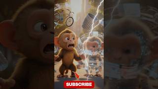 "BABY MONKEY Cloned Himself.But What Happened Next Will Shock You”#shorts #aishorts