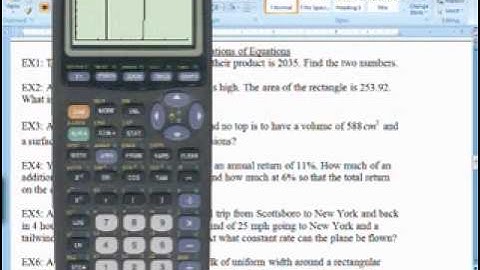 Precalculus Section 2.3 Part 2