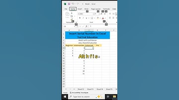 Beginner vs Expert in Excel | Insert Serial Number in Excel #excel #exceltips #exceltricks