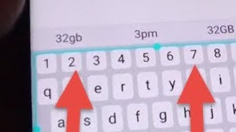 Samsung Galaxy S8: How to Enable / Disable Keyboard Number Row