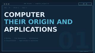 Calculator to Computer The Full Origin Story 🖥️ Computer Basics & PC software|BCS111Unit1|404lecture