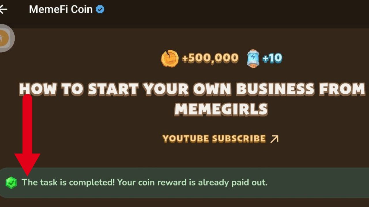 HOW TO START YOUR OWN BUSINESS FROM ZERO | MEMEGIRLS | Memefi New Video ...