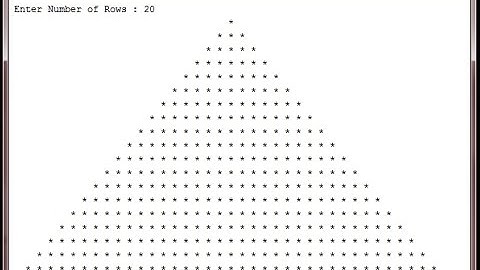Python Basics - Pyramid of Stars