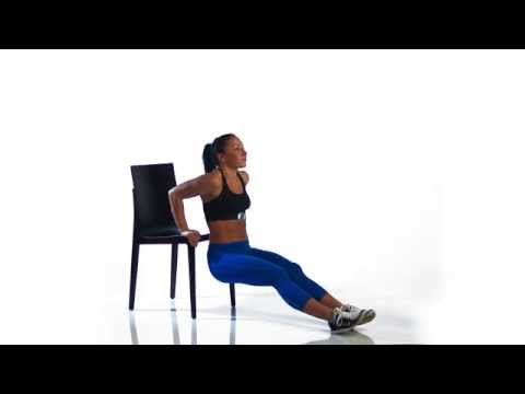 How To: Tricep Dips with a Chair