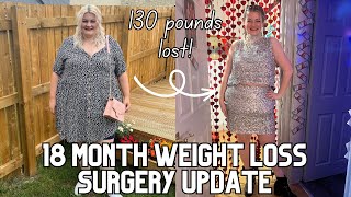 18 Month Weight Loss Surgery Update - It's been really tough!