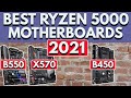 Best Ryzen 5000 Motherboard [2021] | Best Motherboard for Ryzen 5600X, 5800X, 5900X, 5950X