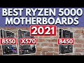 Best Ryzen 5000 Motherboard | Best Motherboard for Ryzen 5600X, 5800X, 5900X, & 5950X CPUs