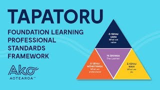 Tapatoru - Foundation Learning Professional Standards Framework