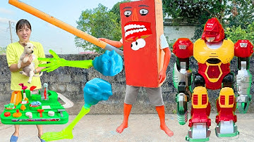 Kem Ốc review kẹo kì lạ, đầu lâu, khủng long, hàm răng, bị tung tung tung sahur lấy mất. Theu Chanel