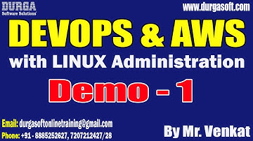 DEVOPS & AWS with LINUX Administration tutorials || Demo - 1 || by Venkat On 17-12-2025 @8PM (IST)